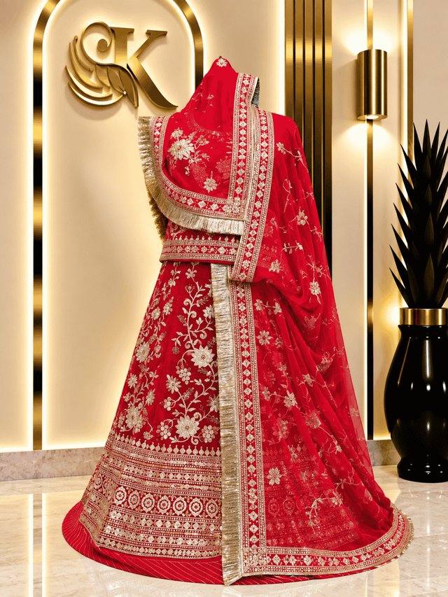 Karwa Chauth Semi Pure Rajputi Poshak 4 — Royal Rajputi Poshak by Findaro