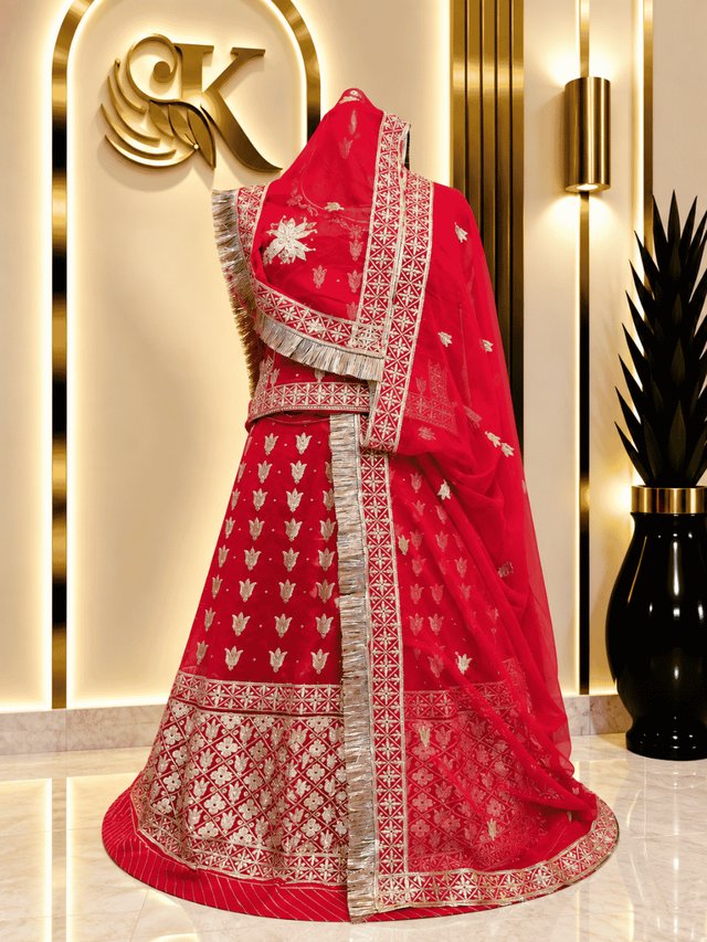 Karwa Chauth Semi Pure Rajputi Poshak 5 — Royal Rajputi Poshak by Findaro