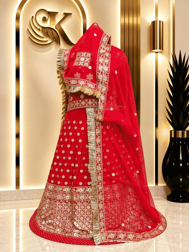 Karwa Chauth Semi Pure Rajputi Poshak 6 — Royal Rajputi Poshak by Findaro