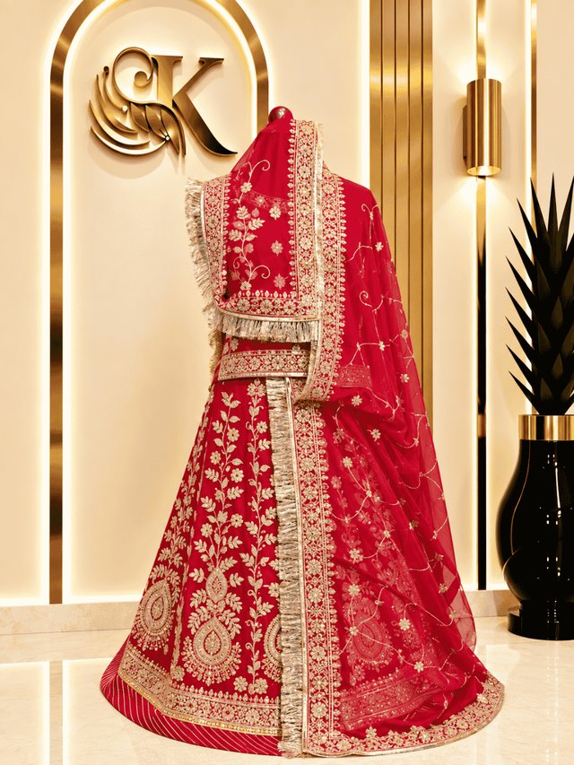 Karwa Chauth Semi Pure Rajputi Poshak 8 9 — Royal Rajputi Poshak by Findaro