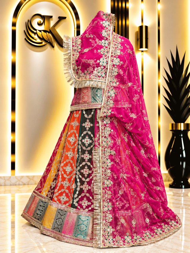 Raahi Half Pure Rajputi Poshak– Rani — Royal Rajputi Poshak by Findaro