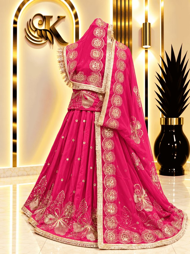 Sonu D natural Rajputi Poshak– Pink — Royal Rajputi Poshak by Findaro